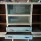 Armoire de cuisine vintage bleue