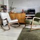 Original mid-century polish chair "type 364" from late 50s. Designed by Barbara Fenrych-Węcławska