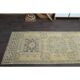 1970s Turkish Oushak Handmade Wool Cotton Orange Runner Rug 93x332