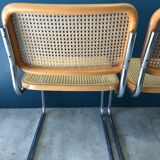 Pair of chairs B32 Marcel Breuer edition Gavina