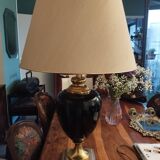 Grande Lampe de Bureau en Laiton de Maison Le Dauphin, 1970s