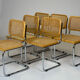 Set of 6 Marcel Breuer B32 model chairs