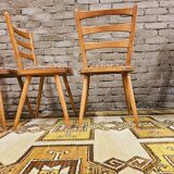 Set of 4 bistro chairs 1960