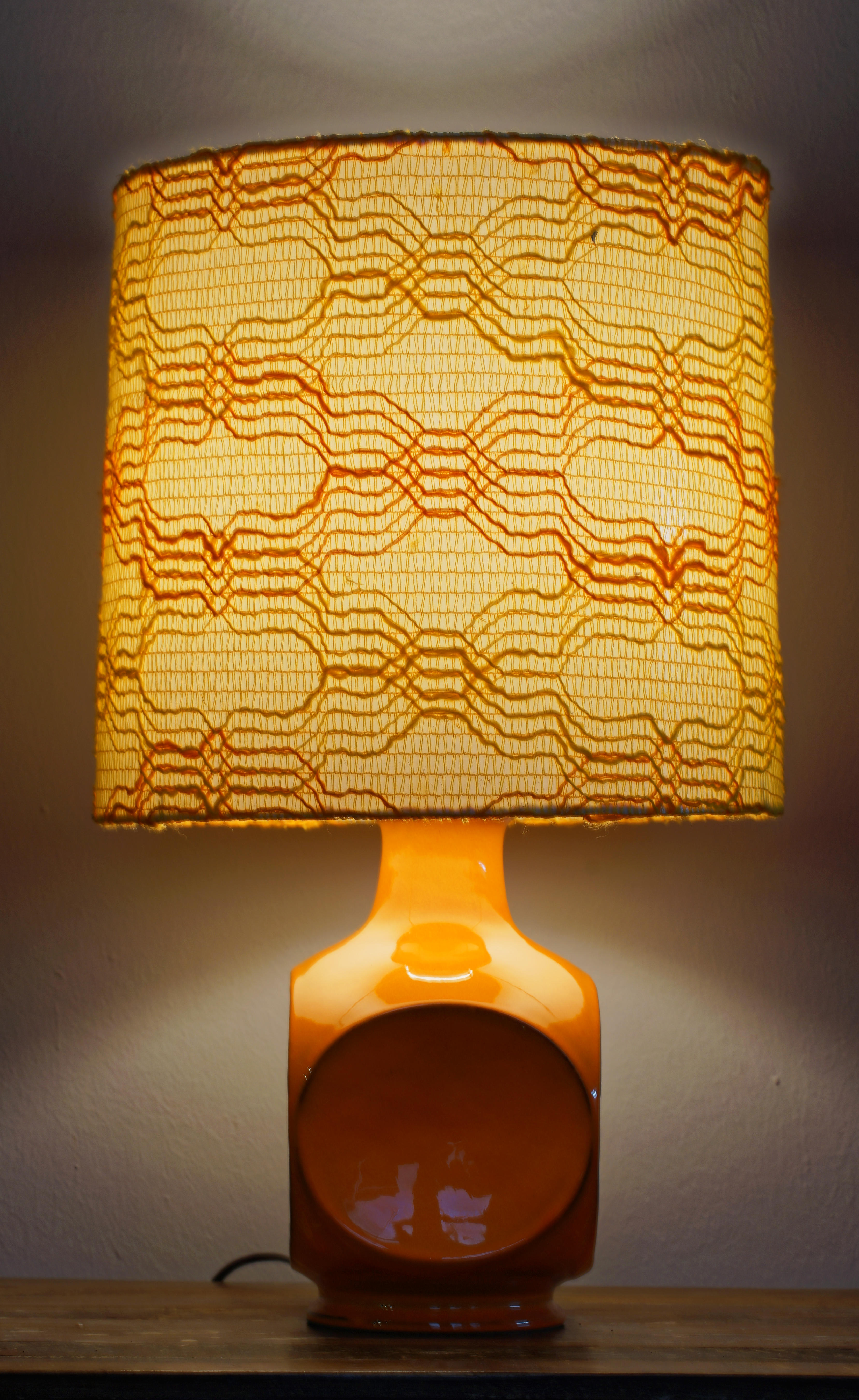 Ceramic Table Lamp by Cari Zalloni for Steuler, 1970s