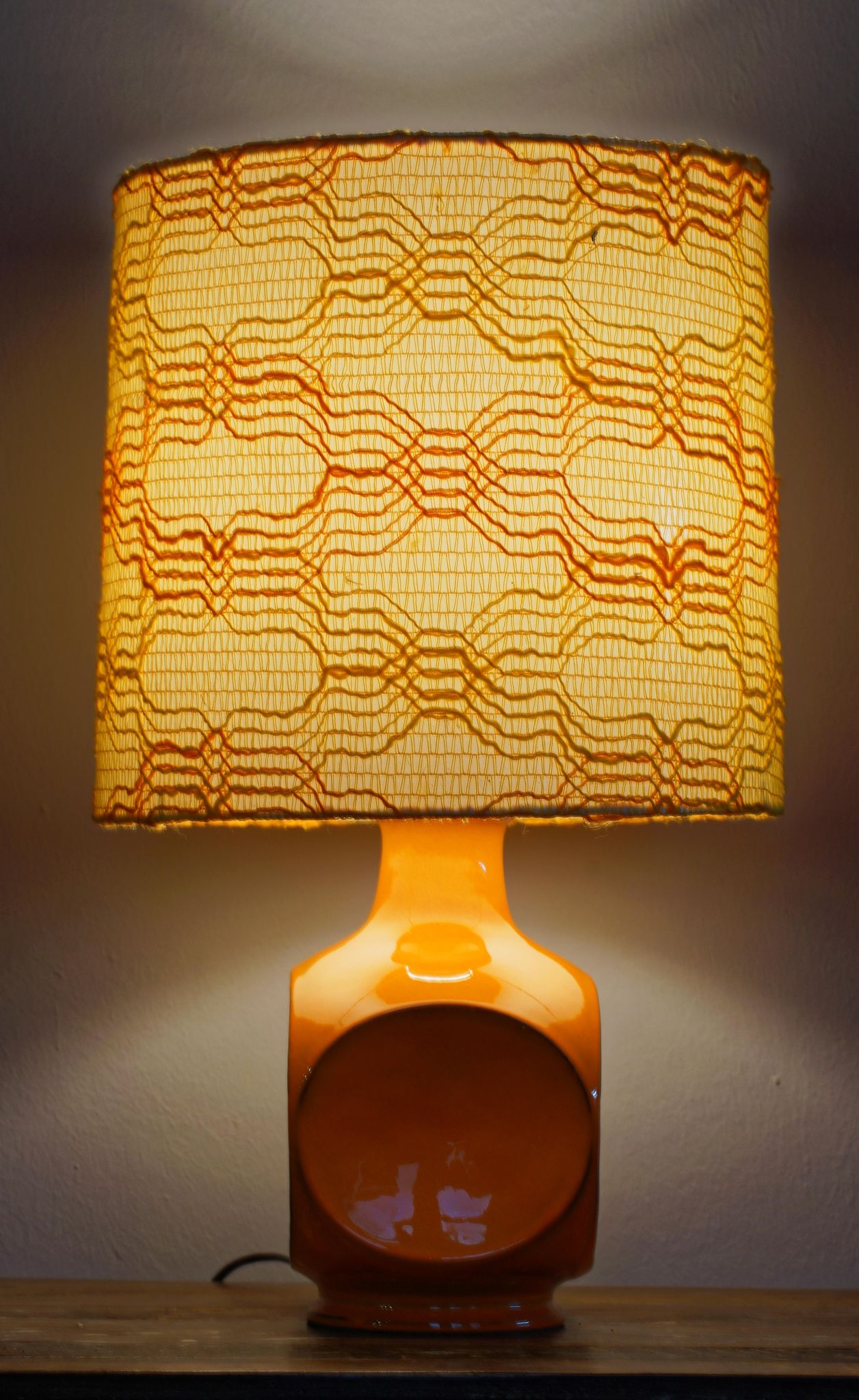 Ceramic Table Lamp by Cari Zalloni for Steuler, 1970s