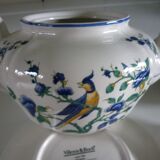 V&B Phoenix blue teapot and breakfast cup and saucer