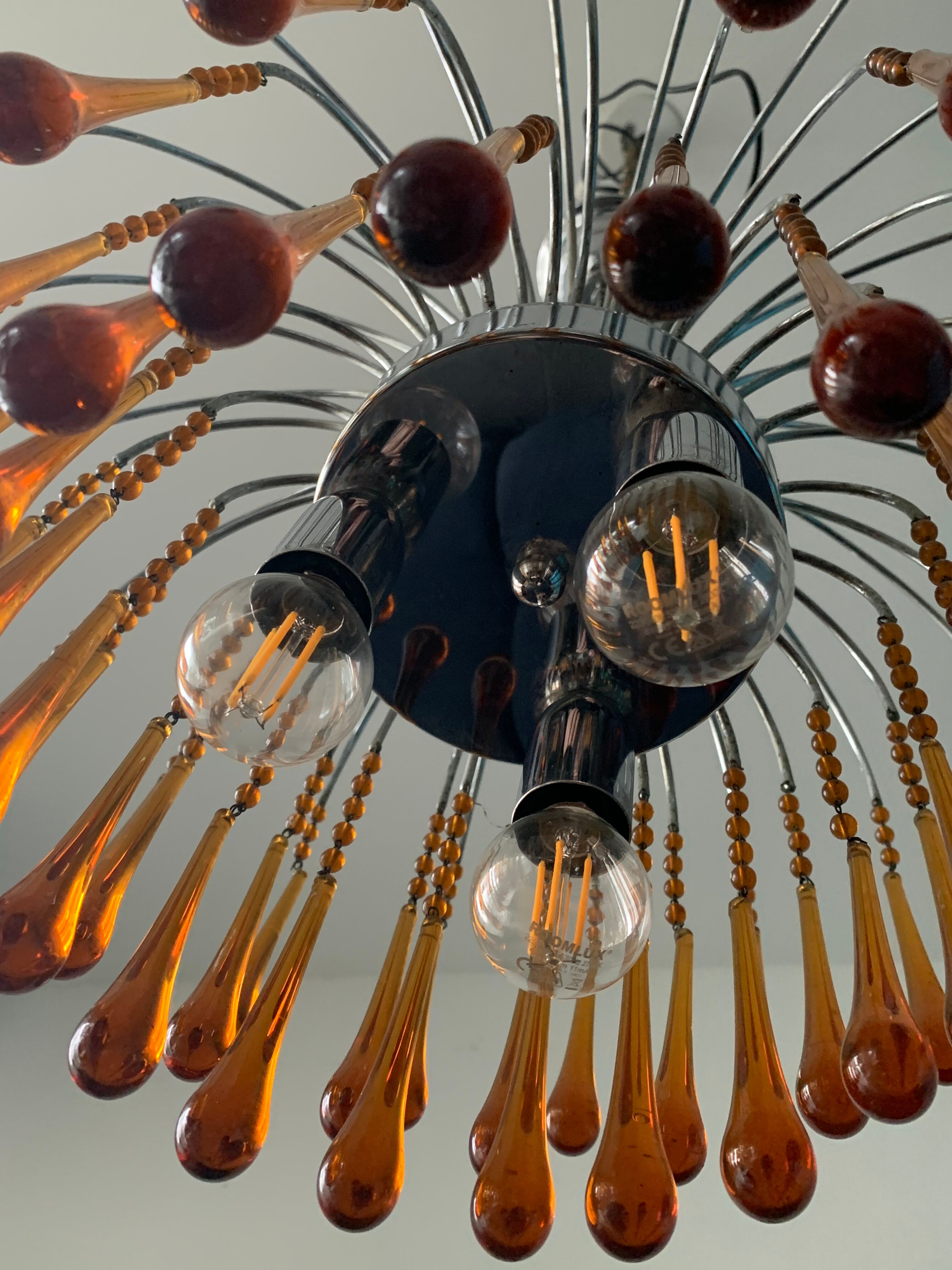 Paolo Venini chandelier for Muran from 1960