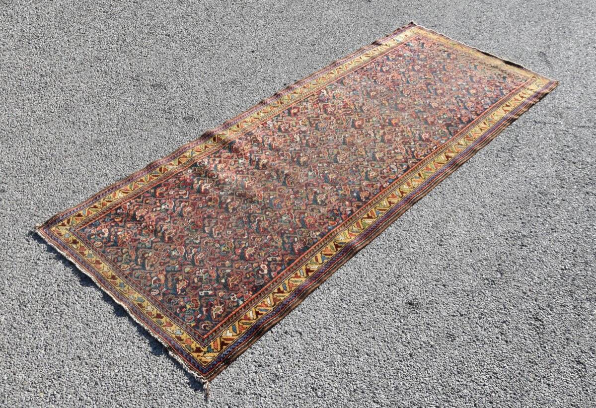 Persian Oriental rug Iran Ancient Malayer: 1.07 x 2.80 metres