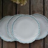 Set of Chastagner porcelain plates