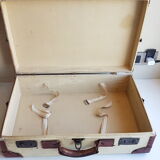 Valise bois et cuir ancienne