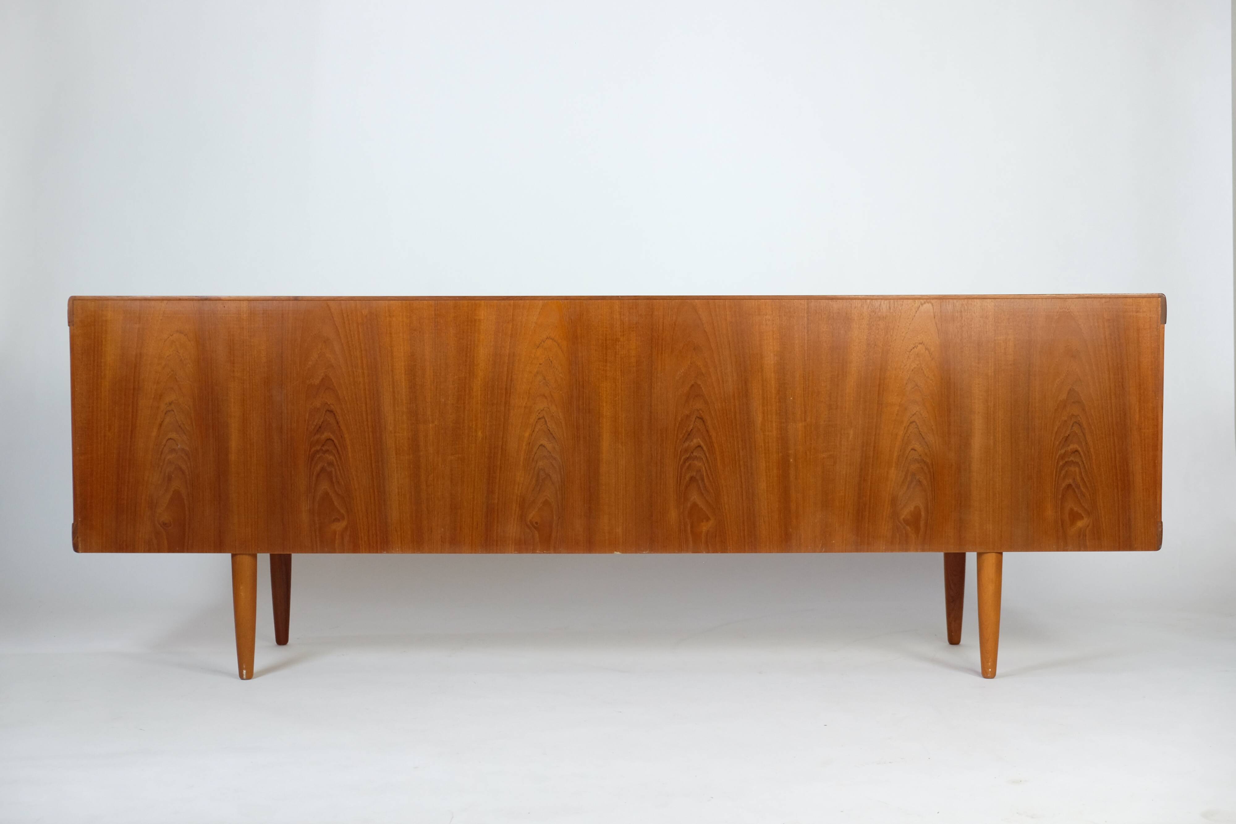 Danish Teak Sideboard by H.W. Klein for Bramin 60er Mid-Century