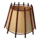 Rattan lampshade