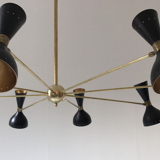 Chandelier in the style of the Italian creations of the 50s