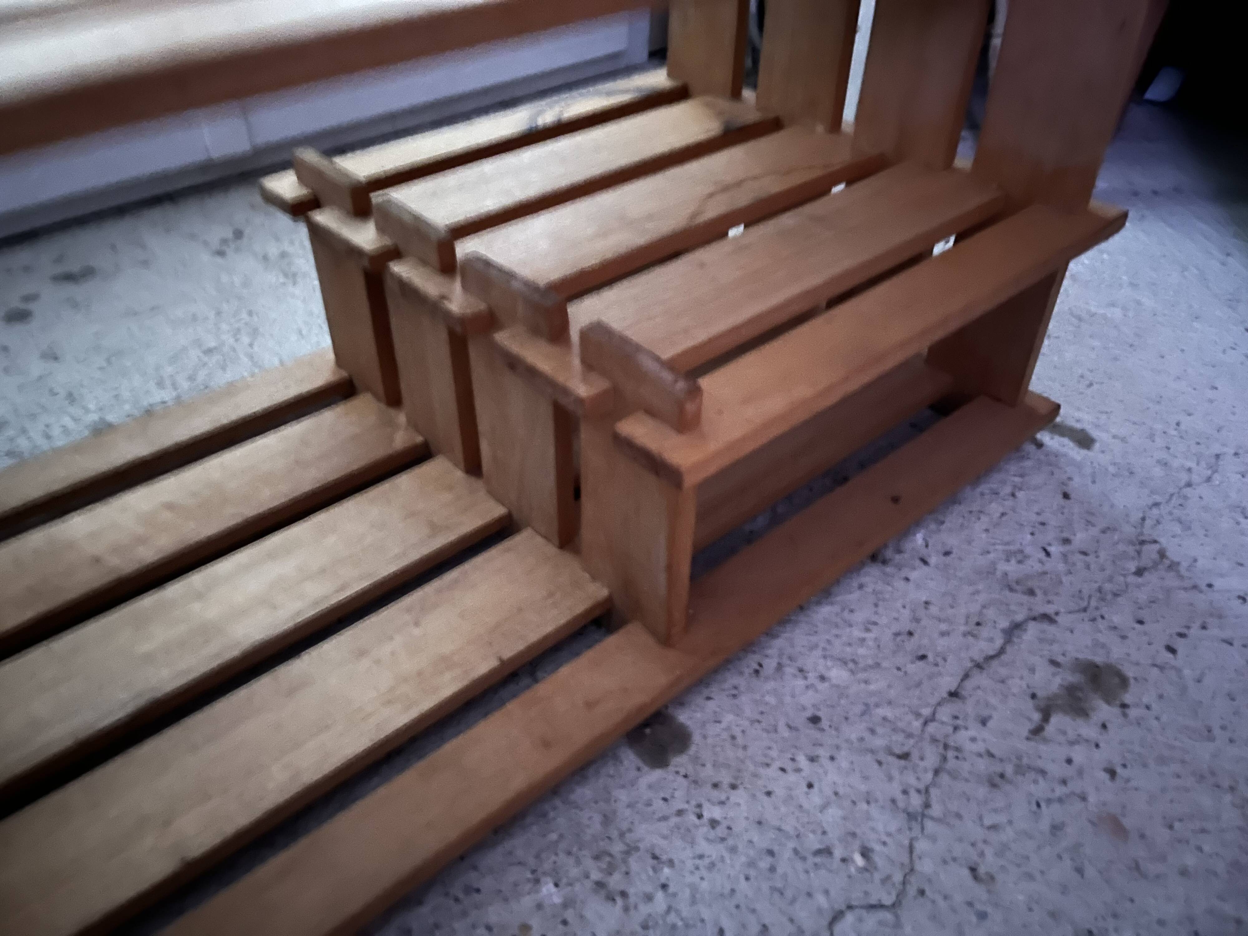 Vintage pine TV unit