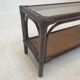 Italian Bamboo and Rattan Coffee Table, 1980s