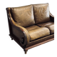 Canapé vintage cuir cognac