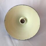 Conical lampshade iron and ceramic