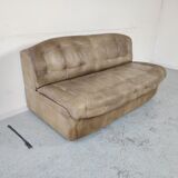 Leather sofa vintage design 70s/80s