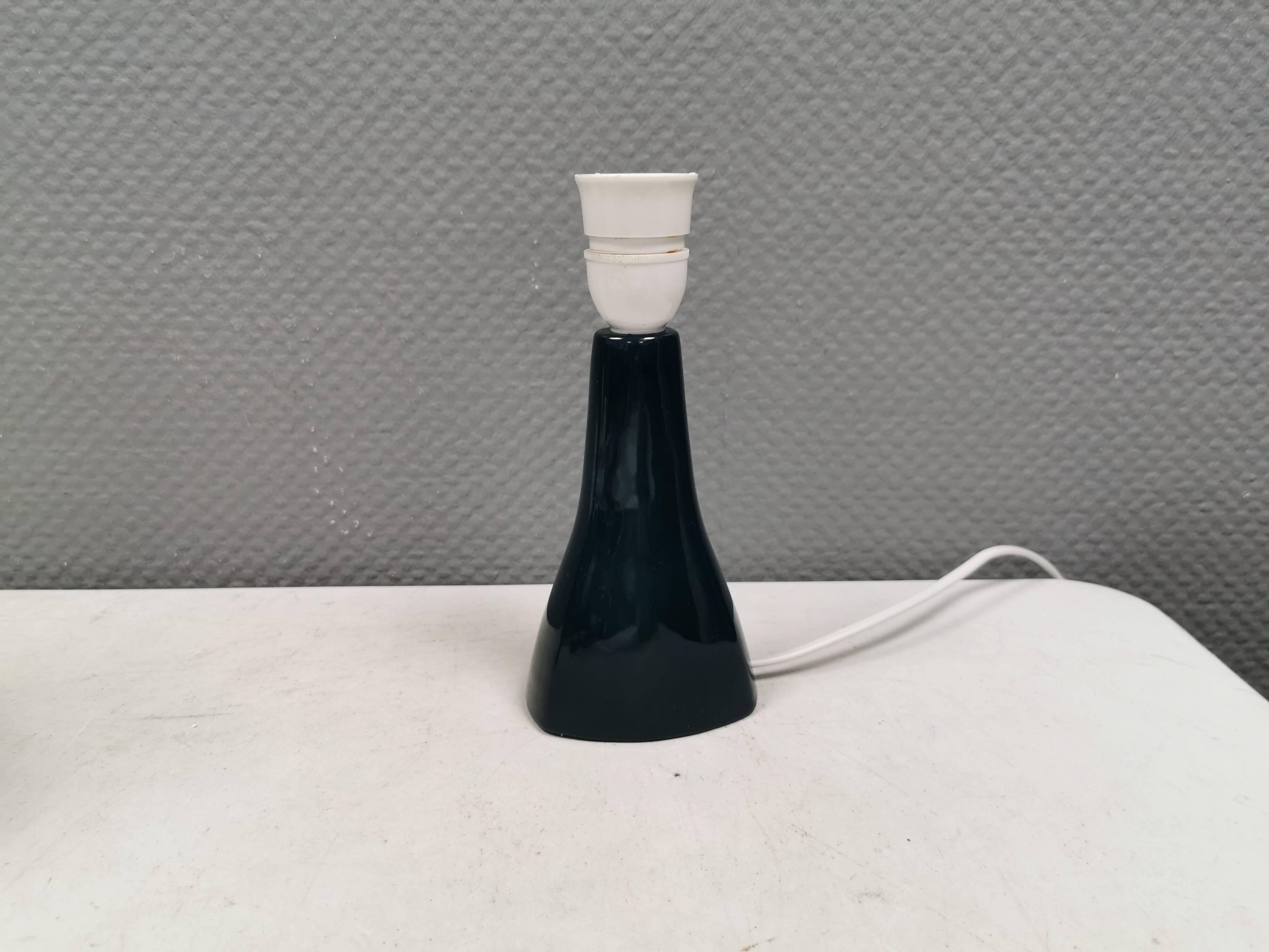 Small and rare LYFA ceramic table lamp, Denmark, 1970s.