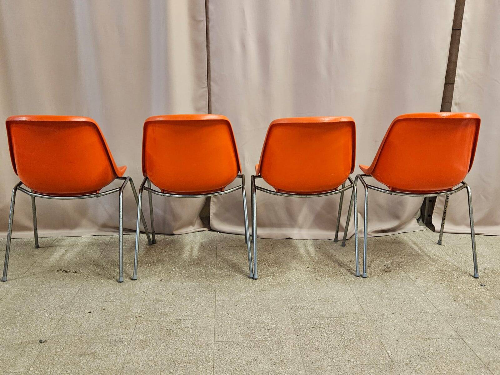 Set of 4 chairs by Eero Aarnio 1960s/70s