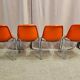 Ensemble de 4 chaises par Eero Aarnio années 1960-70