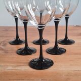 Set of 6 Luminarc wine glasses