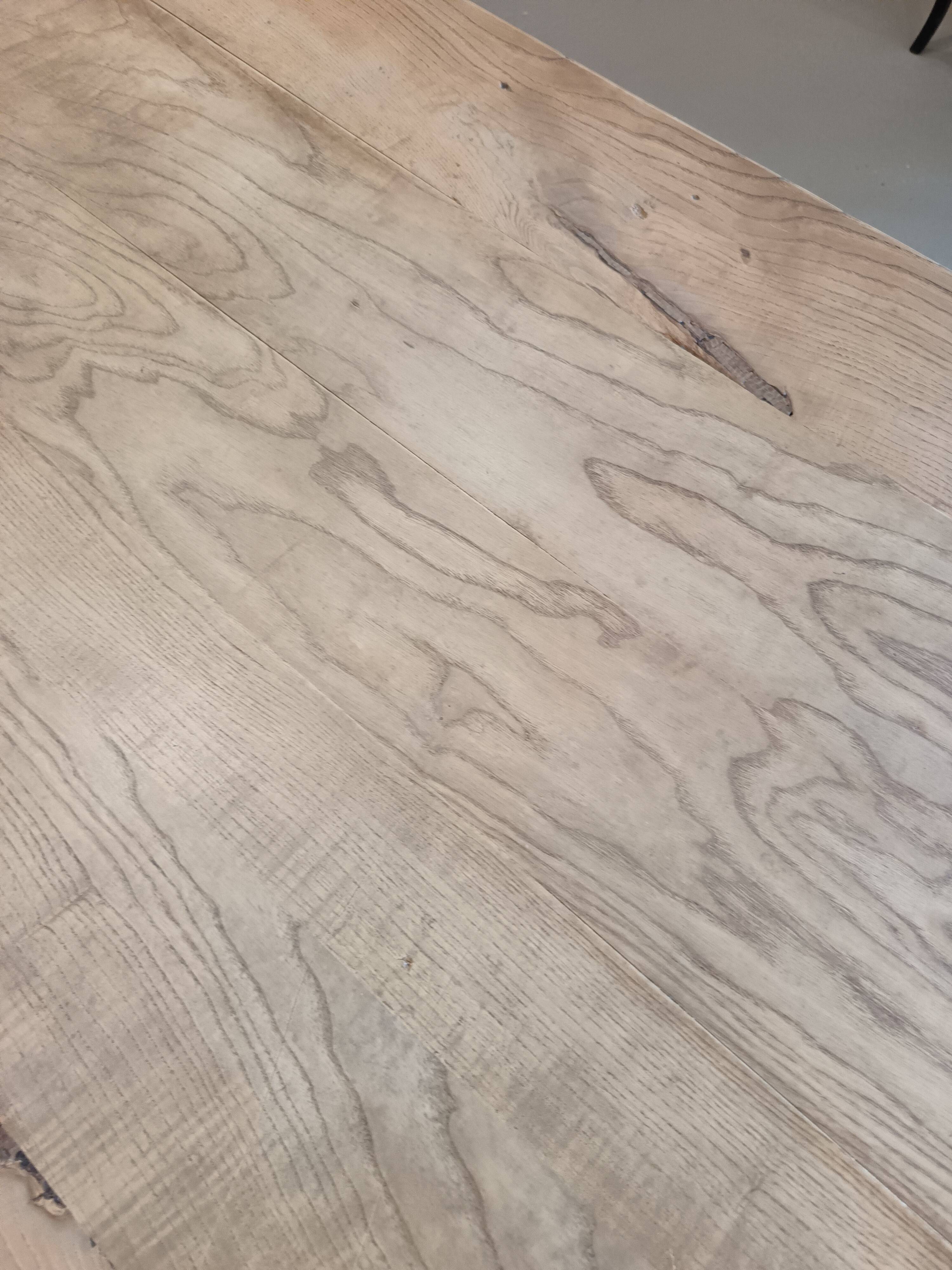SUPERB RENOVATED FARMHOUSE TABLE 2.50m BLACK/WOOD