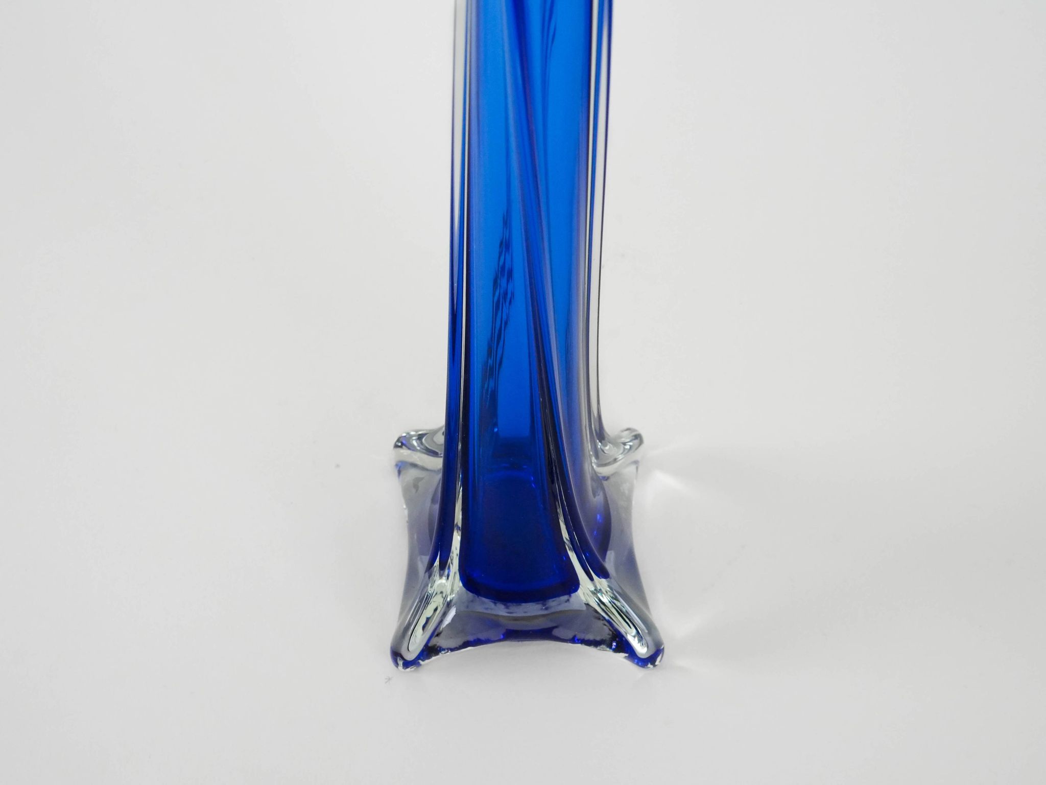 Vase Cobalt, design danois, années 1970, fabriqué au Danemark