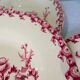 4 vintage hollow plates from gien model thistles 211256