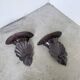 Pair of carved Italian wall consoles