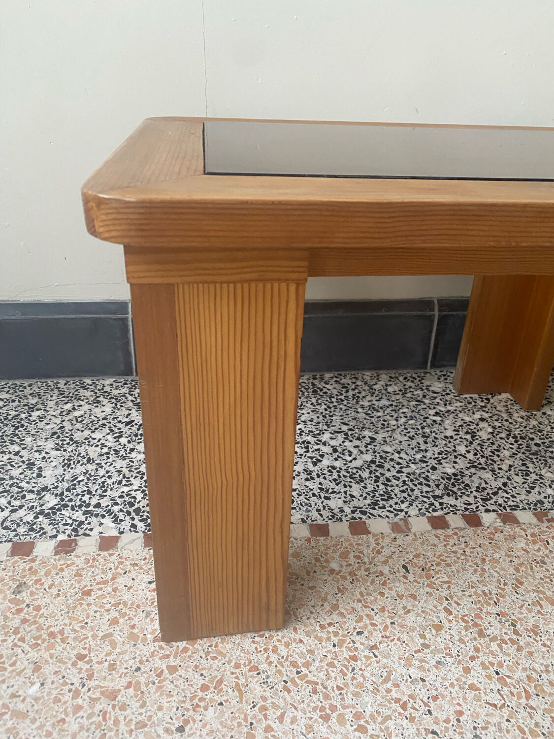 Pine side table from the 70s/80s