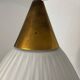 Opaline pendant light, Scandinavian style, 1960s