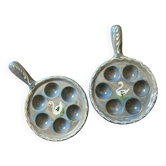 Set of two snail pans