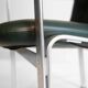 Vintage office chair by Karl-Erik Ekselius in green leather, 1970s.