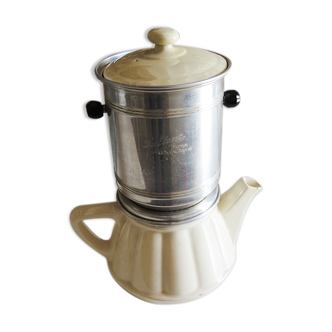 Old Sultana coffee maker in Earthenware and stainless steel