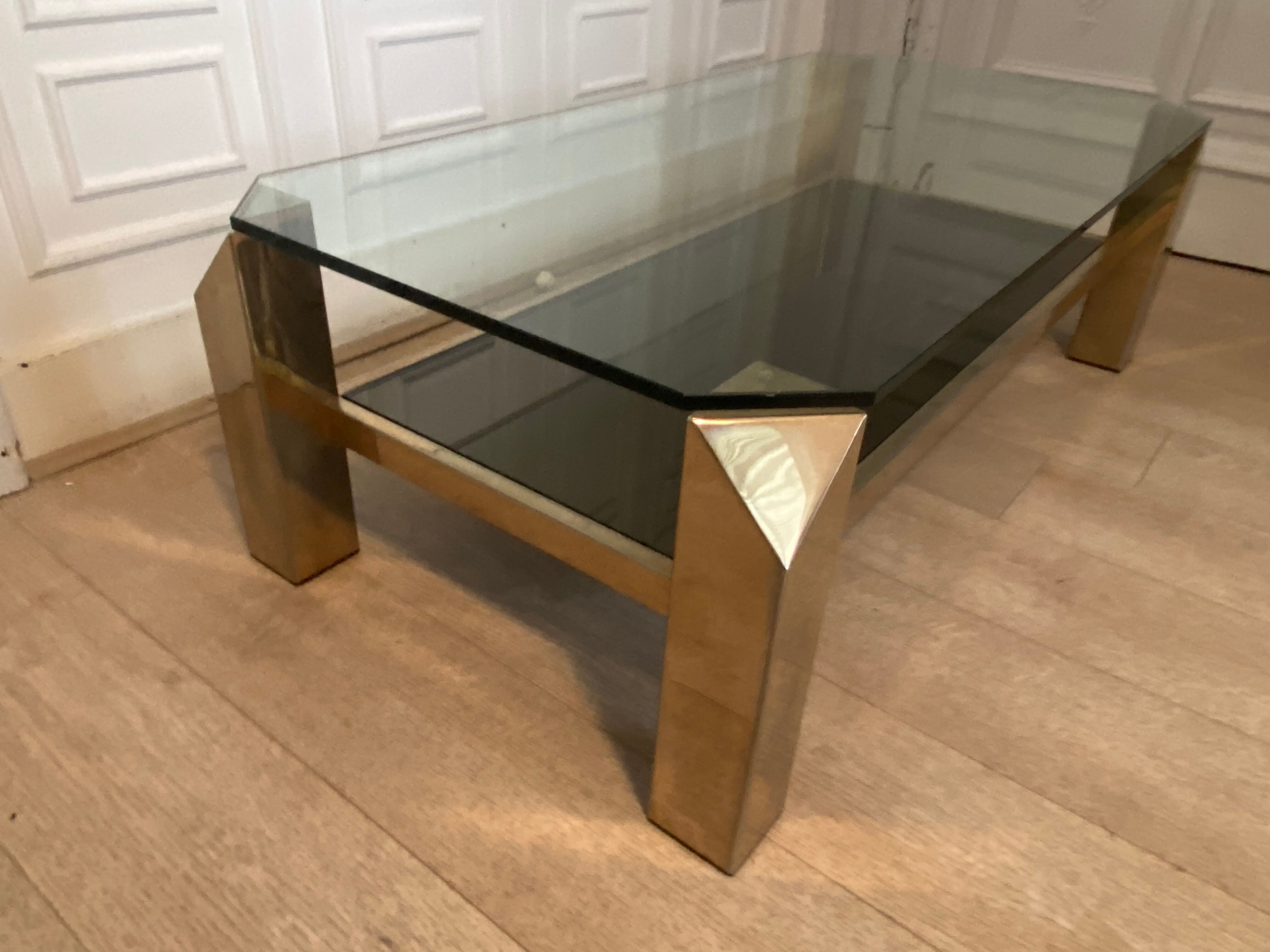 Belgo Chrom gold coffee table at 23K