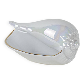 Porcelain seashell, Italian design, 1970s, production: Italy