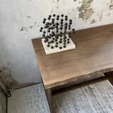 Aranjou elm brutalist desk