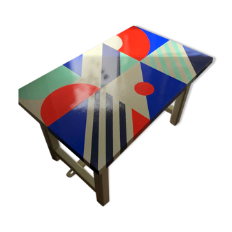 Painted coffee table