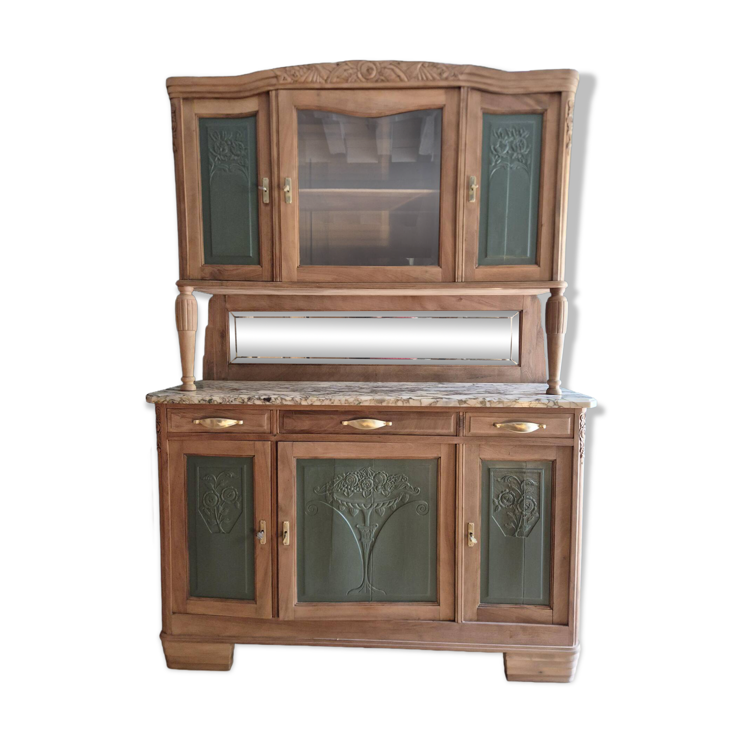 Art Deco sideboard with marble
