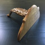 Gold patinated wall console