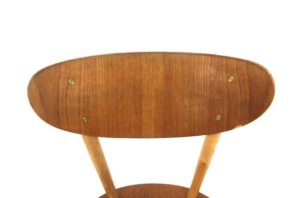 Set of 4 Scandinavian teak chairs, Sweden, 1960