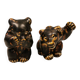 Two Royal Danish porcelain bears by Knud Kyhn