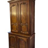 2-body Louis XV sideboard in 18th century walnut