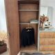 Asymmetrical Art Deco wardrobe