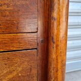Empire period chest of drawers in light oak