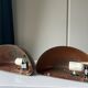 Pair of danish copper vintage outdoor wall lamps