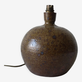 Lampe boule en grès pyrite de Guy baudat