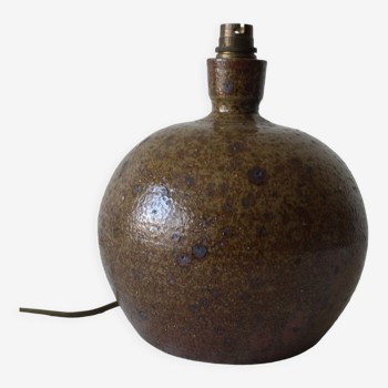 Pyrite stoneware ball lamp by Guy Baudat