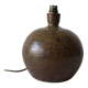 Pyrite stoneware ball lamp by Guy Baudat